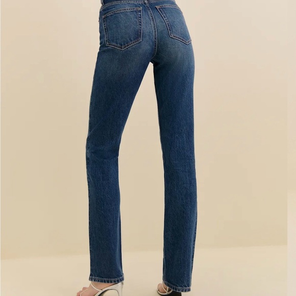 Jax Stretch High Rise Straight Jeans - Picture 2 of 5